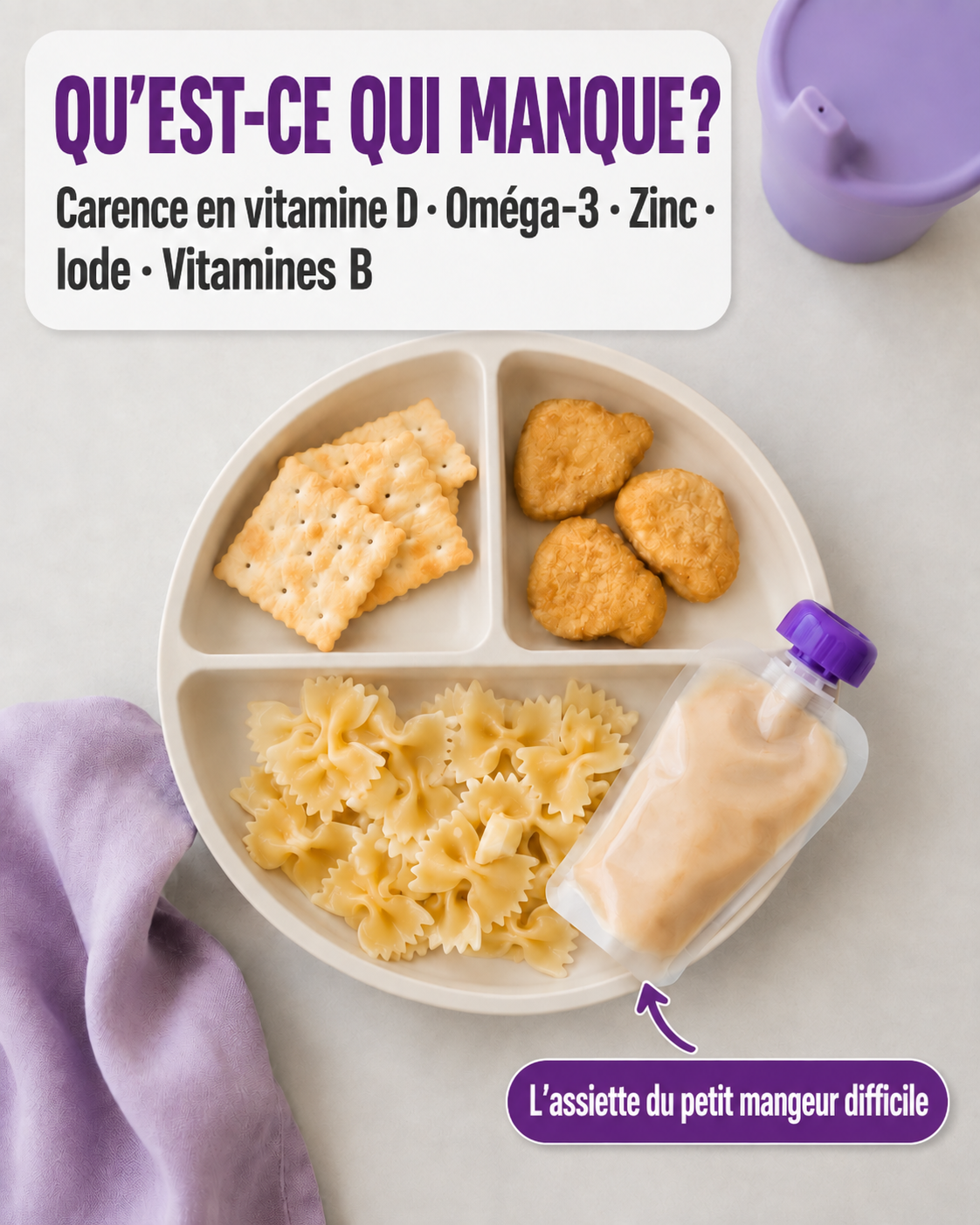 L'assiette de l'enfant difficile