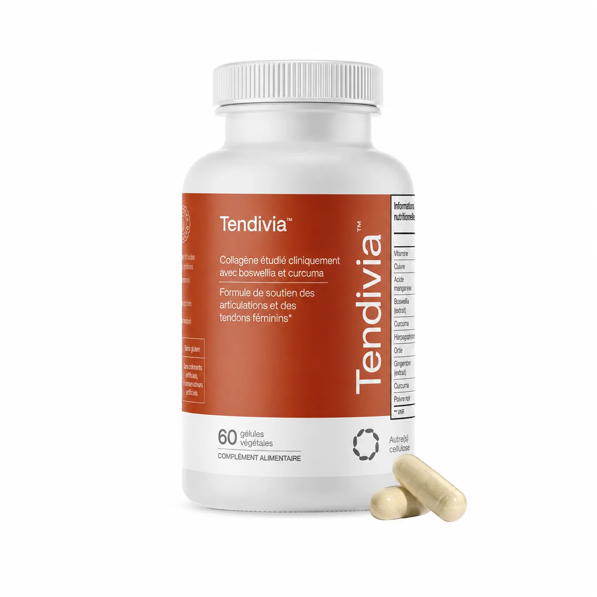 Tendivia™ — Collagène avec boswellia et curcuma