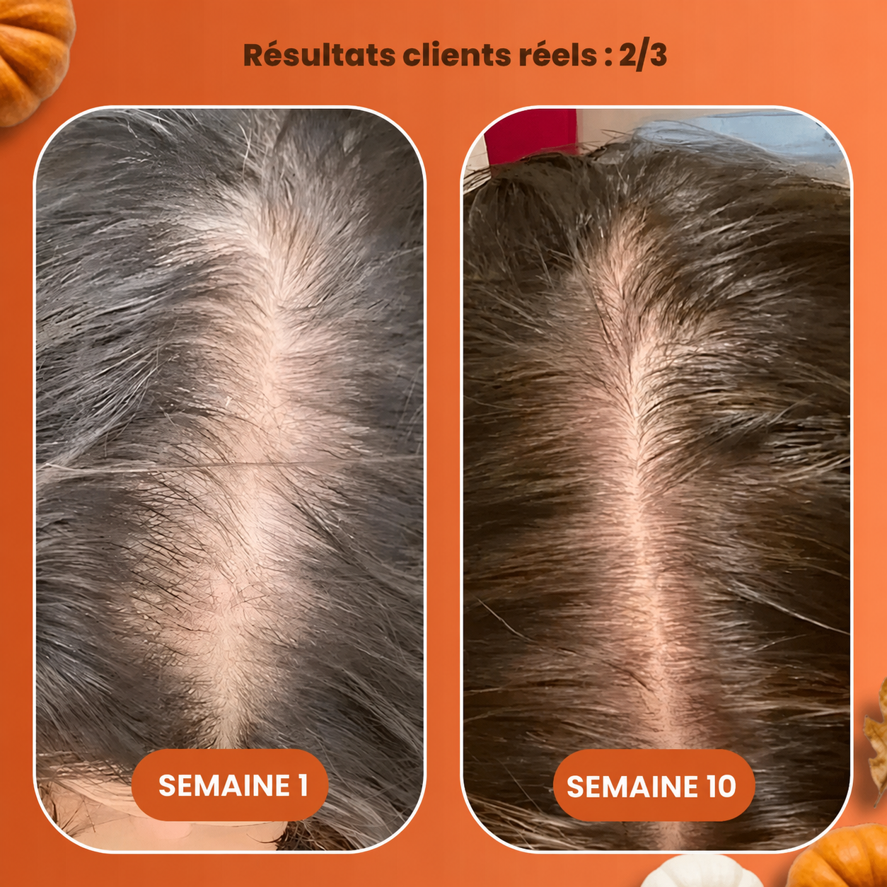 Résultats réels 2/3