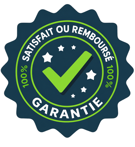 Garantie satisfait ou remboursé 90 jours