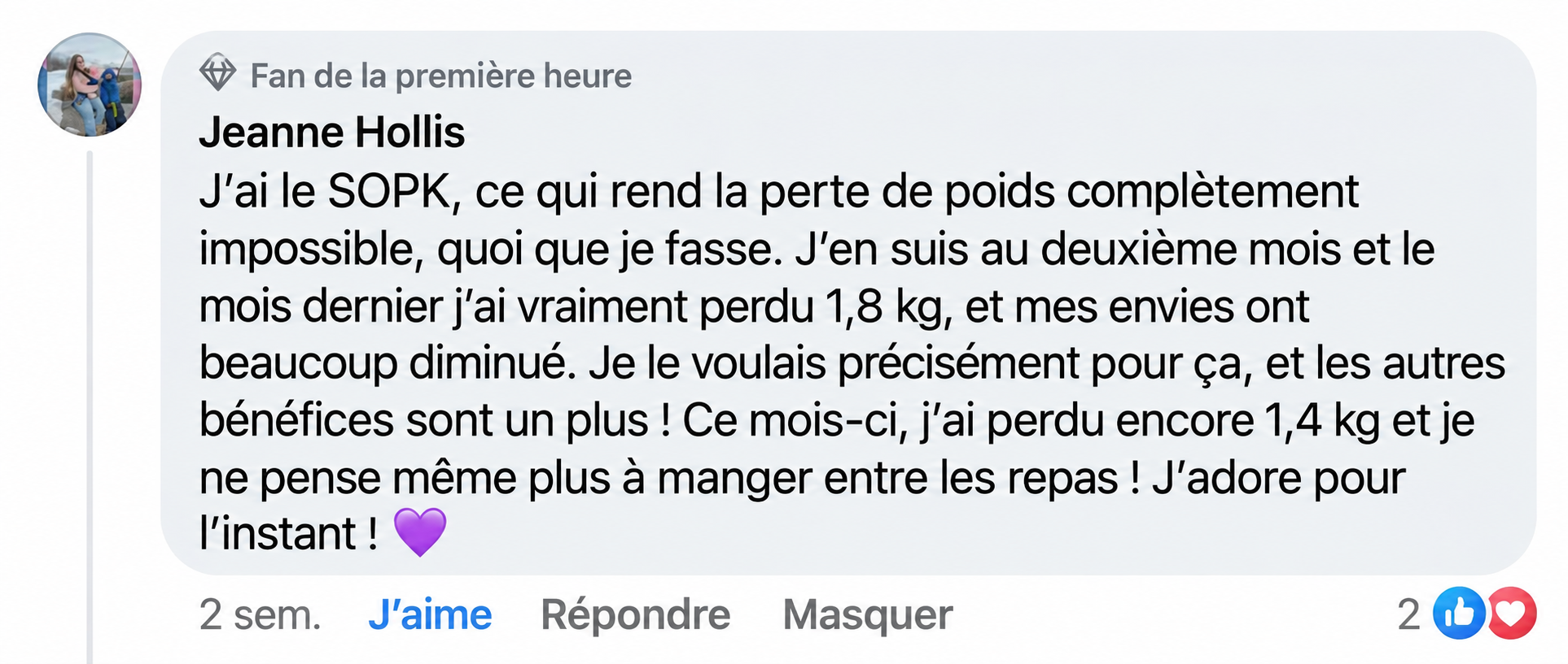 Témoignage cliente Ovia 3